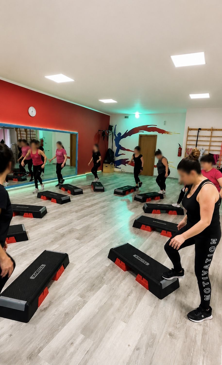 Lezione di functional step con gli step in sala